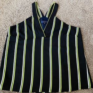 Rachel Roy Striped Dressy Tank